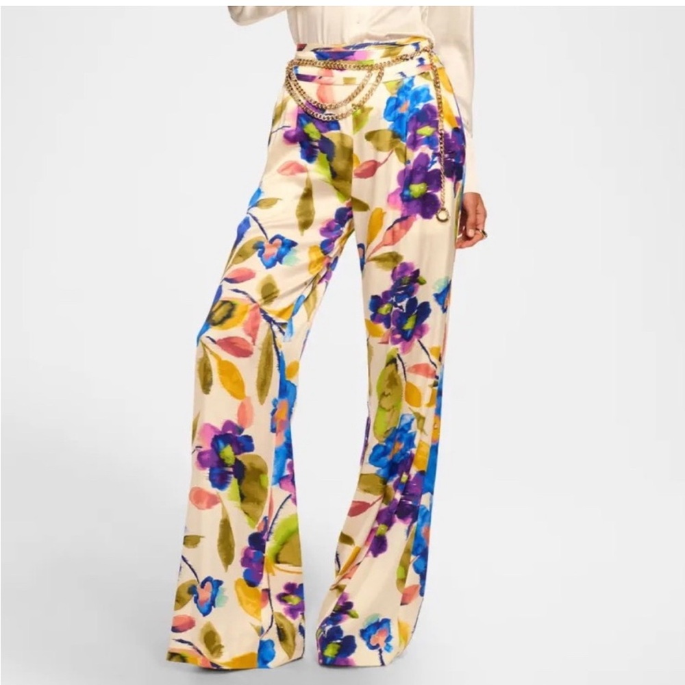 Ramy Brook Joss Floral Pants. Size 0. NWT.